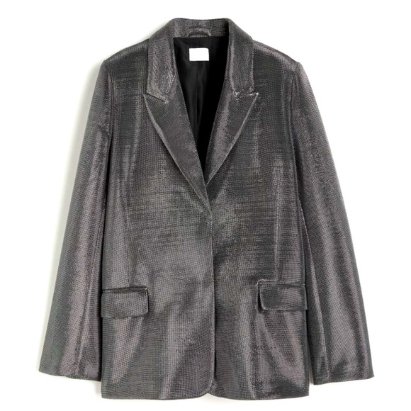 H&M SHIMMERING BLAZER - Picture 6 of 7